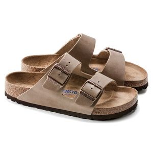 Birkenstock Arizona Tobacco Leather Soft Footbed Regular Width Select Size